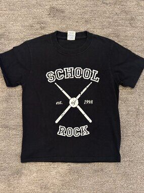 School of Rock T-Shirt - Drums Shirt - Rock Star - Drumsticks - Port & Company